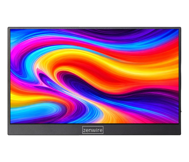 Zenwire Monitor Przenośny 15,6 cali USB-C Full HD 1920x1080 HDMI - 1604644 - zdjęcie